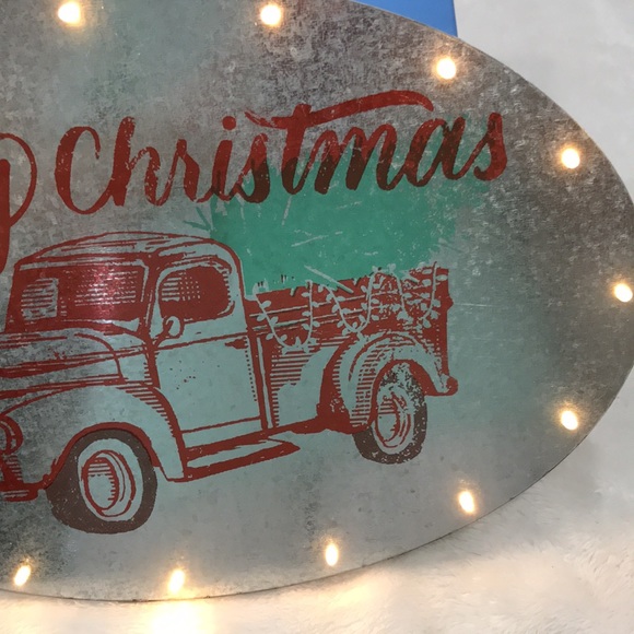 Merry Christmas ref truck lighted Holiday Marquee - Picture 3 of 15